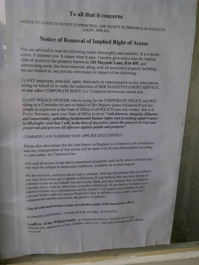 On notice NKT Security, Edinburgh